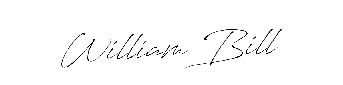 Antro_Vectra is a professional signature style that is perfect for those who want to add a touch of class to their signature. It is also a great choice for those who want to make their signature more unique. Get William Bill name to fancy signature for free. William Bill signature style 6 images and pictures png